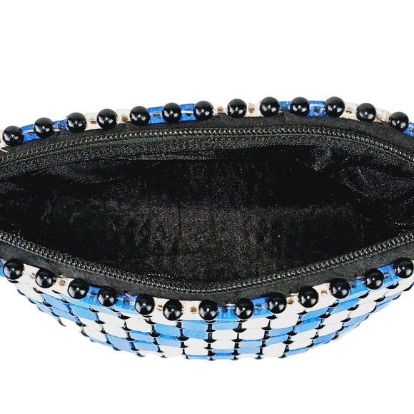 Joa Wooden Octagon and Bead Tile Mini Bags Crossbody Bag - Picture 7 of 8